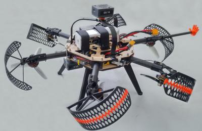Fully actuated drone with accelerometers